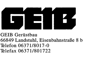 GEIB Gerüstbau