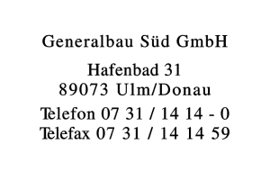 Generalbau Süd GmbH Generalbau Süd GmbH
