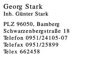 Georg Stark Inh. Günter Stark