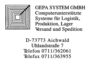 GEPA System GmbH GEPA System GmbH