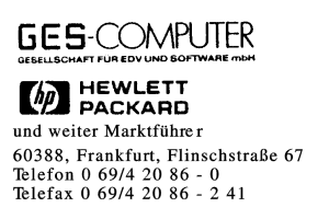 GES-COMPUTER GESELLSCHAFT FÜR ECV UND SOFTWARE mbH