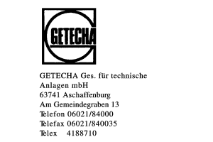 GETECHA Ges.  für technische Anlagen mbH
