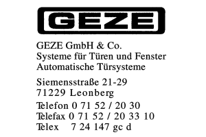 GEZE GmbH & Co.