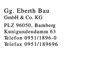Gg. Eberth Bau GmbH & Co. KG