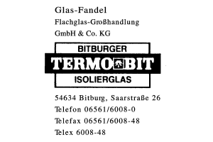 Glas-Fandel Glachglas-Großhandlung GmbH & Co. KG Glas-Fandel Glachglas-Großhandlung GmbH & Co. KG