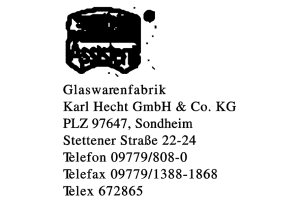 Glaswarenfabrik Karl Hecht GmbH & Co. KG