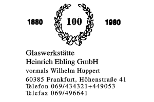 Glaswerkstätte Heinrich Ebling GmbH