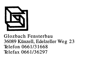 Glozbach Fensterbau