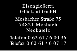 Glückauf GmbH, Eisengießerei Glückauf GmbH, Eisengießerei