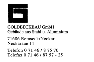 GOLDBECKBAU GmbH GOLDBECKBAU GmbH
