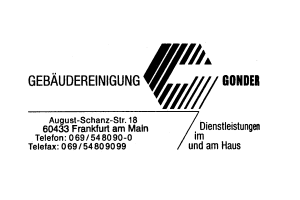 GONDER GEBÄUDEREINIGUNG GONDER GEBÄUDEREINIGUNG