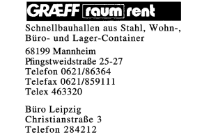 GRAEFF raum rent