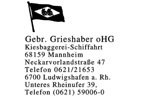 Grieshaber, Gebr. oHG Grieshaber, Gebr. oHG