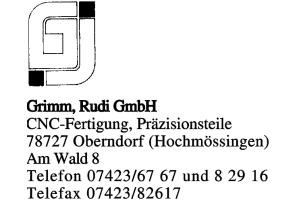 Grimm, Rudi GmbH Grimm, Rudi GmbH