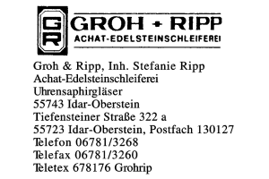 Groh & Ripp, Inh. Stefanie Ripp Groh & Ripp, Inh. Stefanie Ripp