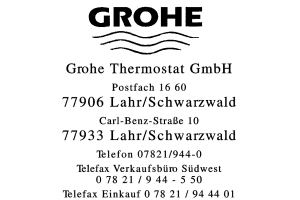 Grohe Thermostat GmbH