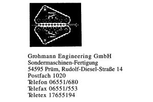 Grohmann Engineering GmbH Grohmann Engineering GmbH