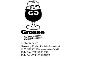 Grosse, Fritz Getränkemarkt