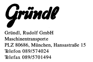 Gründl, Rudolf GmbH