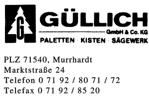 GÜLLICH GmbH & Co. KG