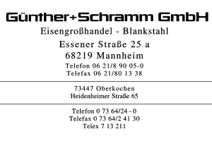 Günther & Schramm GmbH Günther & Schramm GmbH