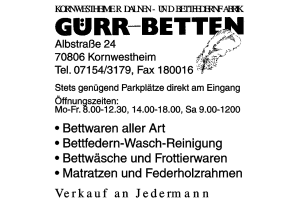 GÜRR-BETTEN