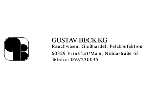 GUSTAV BECK KG
