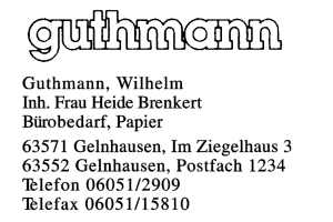 Guthmann, Wilhelm