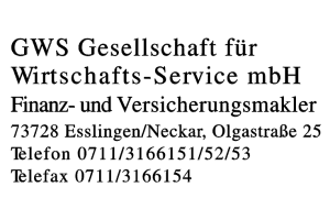 GWS Ges. für Wirtschafts-Service mbH