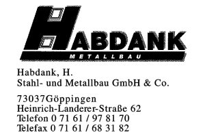 Habdank, H. Stahl- und Metallbau GmbH & Co.