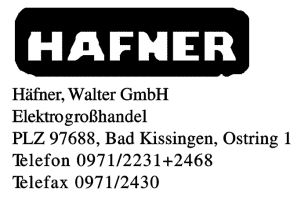 Häfner, Walter GmbH