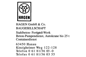 HAGEN BAUGESELLSCHAFT GmbH & Co.