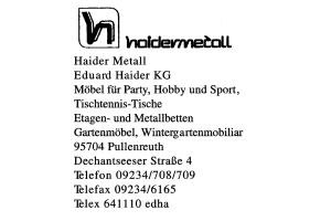 Haider Metall, Eduard Haider KG