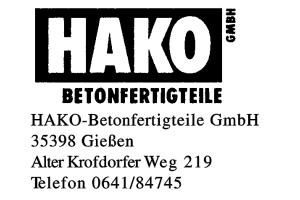 HAKO-Betonfertigteile GmbH