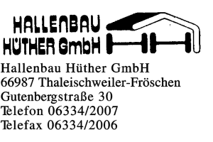 Hallenbau Hüther GmbH Hallenbau Hüther GmbH