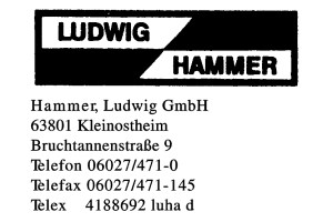 Hammer, Ludwig GmbH Hammer, Ludwig GmbH