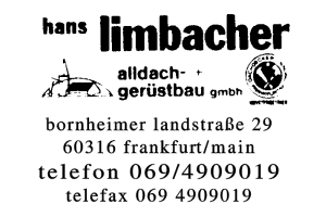 hans limbacher alldach + gerüstbau gmbh