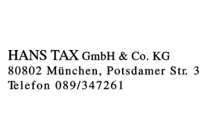 HANS TAX GmbH & Co. KG