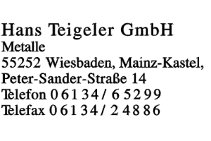 Hans Teigeler GmbH