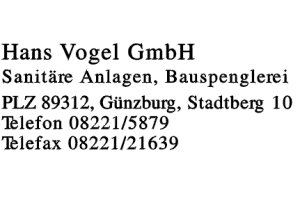 Hans Vogel GmbH