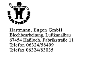Hartmann, Eugen GmbH