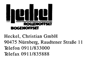 Heckel, Christian GmbH