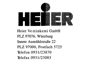 Heier Verzinkerei GmbH Heier Verzinkerei GmbH