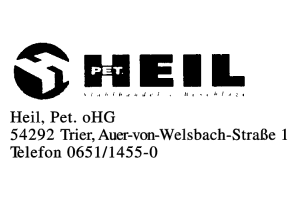 Heil, Pet. oHG Heil, Pet. oHG