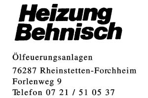Heizung Behnisch Heizung Behnisch