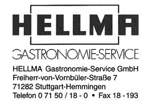 HELLMA Gastronomie-Service GmbH HELLMA Gastronomie-Service GmbH