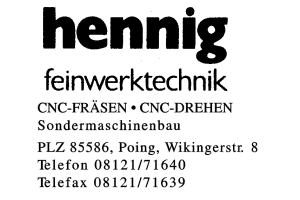 Hennig Feinwerktechnik Hennig Feinwerktechnik