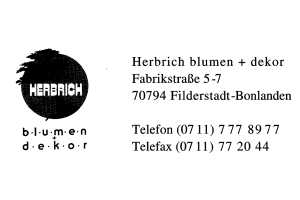 Herbrich, blumen & dekor Herbrich, blumen & dekor