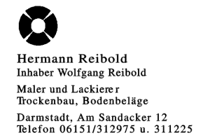 Hermann Reibold Inh. Wolfgang Reibold