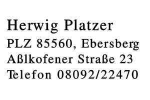 Herwig Platzer Herwig Platzer